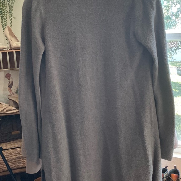 EUC, Barefoot Dreams Bamboo Chic Lite cardigan, Mocha XS, MSRP $178  - Picture 8 of 9